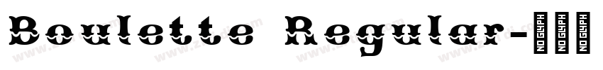 Boulette Regular字体转换